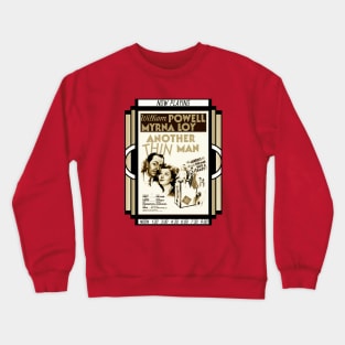 Another Thin Man (Sepia/Frame) Crewneck Sweatshirt